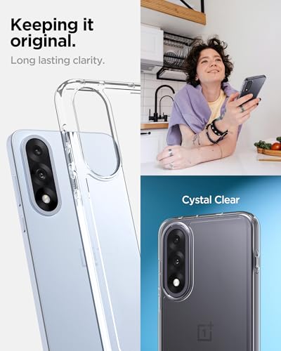 Image of Spigen Ultra Hybrid | OnePlus Nord 5 5G Case [Transparent] [Air Cushion Protection] OnePlus Nord 5 5G Back Cover | TPU+PC - Crystal Clear