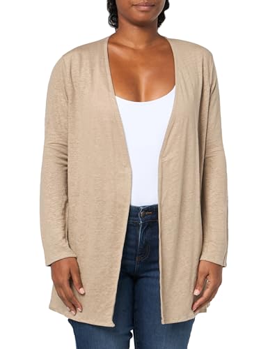 Majestic Filatures Women's Stretch Linen Open Cardigan