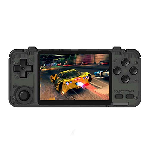 jannyshop-123 Console de Jeu Portable RK2020, Console de Jeu rétro 3D avec écran IPS de 3,5 Pouces Jeux Portables PS1 N64 Jeux Console de boîte de Jeu Portable Machine de Jeu Multifonction