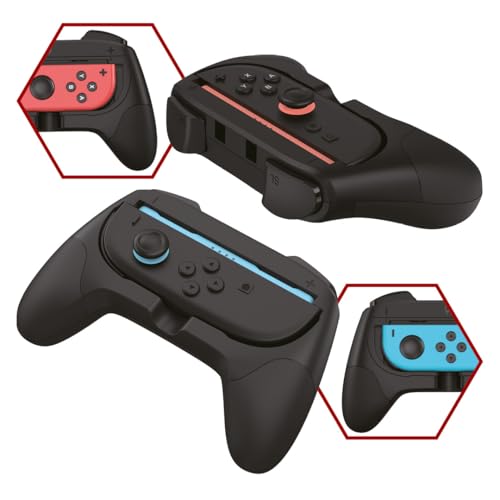 Compatibile con la Switch originale: include inserti personalizzati che convertono facilmente gli adattatori per l'uso con i Joy-Con originali per Nintendo Switch, perfetti per i giocatori che utilizzano entrambe le generazioni della console.