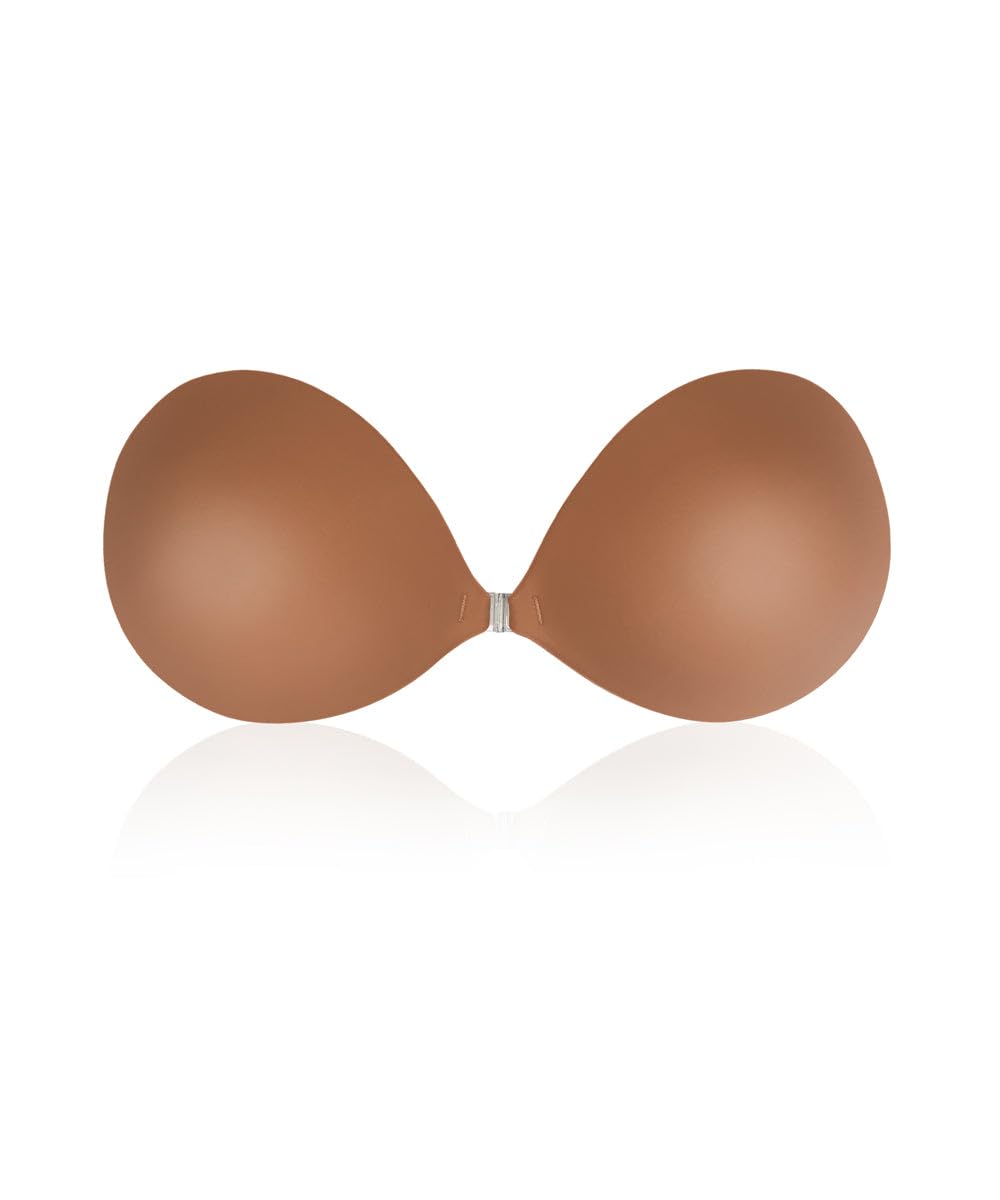 Shape Up Reusable Adhesive Bra - Lift & Support | SkinFinish™ Matte Silicone, Smooth Coverage, Reusable 50+ Times | Best for Small to Medium Busts-image-8