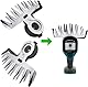 1pck 7-Zoll Strauch Trimmer Blätter passend für Makita 18V LXT Grasschere Modell XMU04 und 12V max CXT Grasschere Modell MU04 Schere Strauch Trimmer (OME:195267-4)
