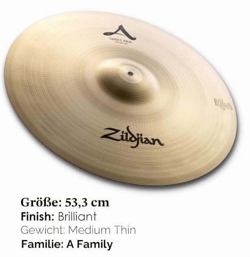 A' Zildjian Sweet Ride 21\, Traditional Finish