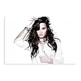 Singer Demi Lovato 8 Canvas Poster Bedroom Decor Sports Landscape Office Room Decor Gift Unframe: 12x18inch(30x45cm)