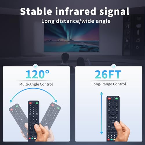Image of Replacement Remote Control for Desobry TV DVD Player Combo TV191B-01