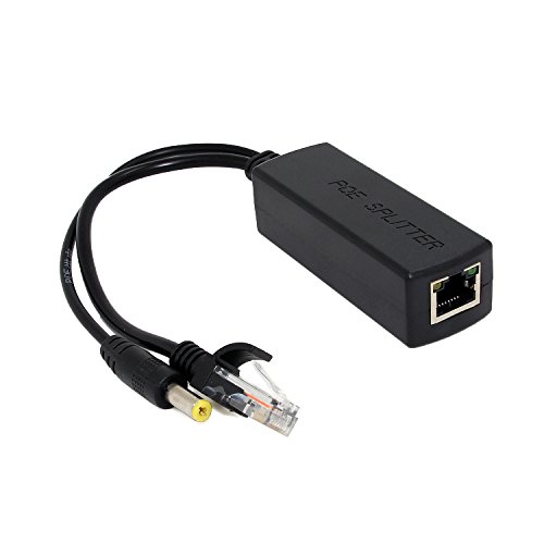Répartiteur Revotech POE, Port DC 5,5 x 2,1 mm, 10/100 Mbps avec Norme IEEE 802.3af et Sortie 12 V/1 A sur Ethernet pour caméra IP/Appareil Smart Home (PD3007) Cover