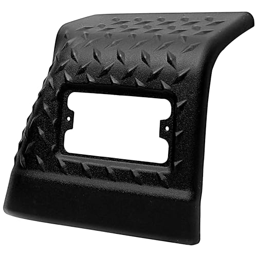 KUAFU Fender Bug Chip Guards Front Body Armor Compatible with 1997-2006 Jeep Wrangler TJ Replacement for 11650.20 Black Textured by KUAFU - Image 6