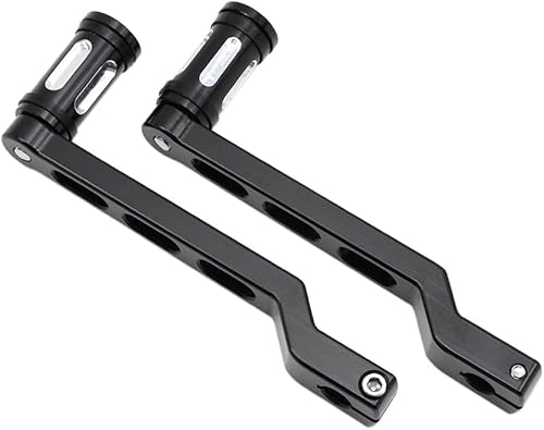 Miniatura 9 de DreamSeek Palanca de cambio de talón y dedo del pie + clavija de cambio para Harley FL Softail/Touring, Road King, Street Glide/Tri Glide Trikes