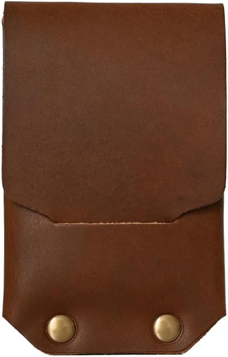 American Bench Craft Revere Wallet – Full Grain Leather Slim Wallet, Made in USA, Minimalist Front Pocket Wallet for Men (Brown)