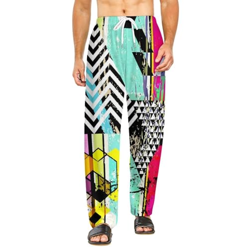 Bas de pyjama coloré avec poches fonctionnelles et coupe longue pour femme S
