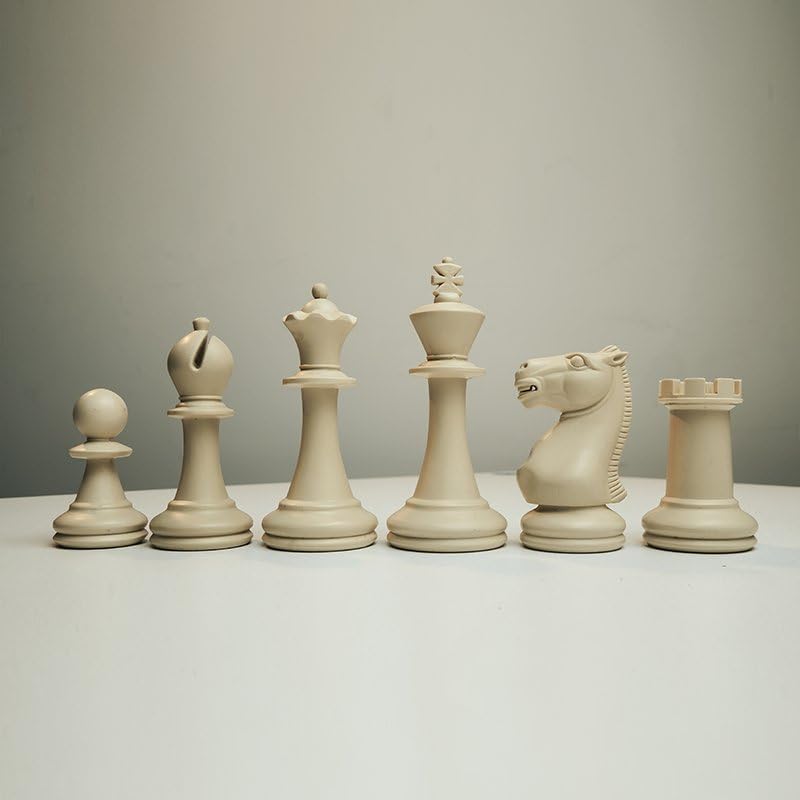 Set d'échecs Tactic64 Study : finitions soignées, pièces 75 mm et vinyle 55 mm