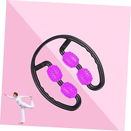 Rodillo Masajeador Ergonómico de 360° para Relajación Muscular de Piernas, con Diseño Ajustable y Ruedas Separadas, Color Al Azar miniatura 4