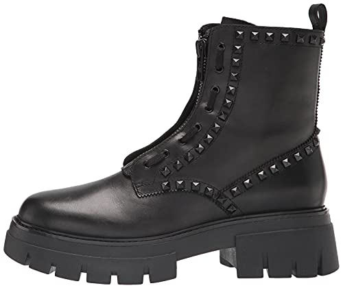 Ash Women's Lynch Studs Ankle Boot, Black, 8 #TOP7