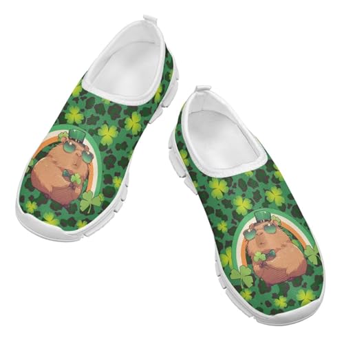 Doojoayie St. Patrick's Day Shoes for Girls Slip On Sneakers Better3