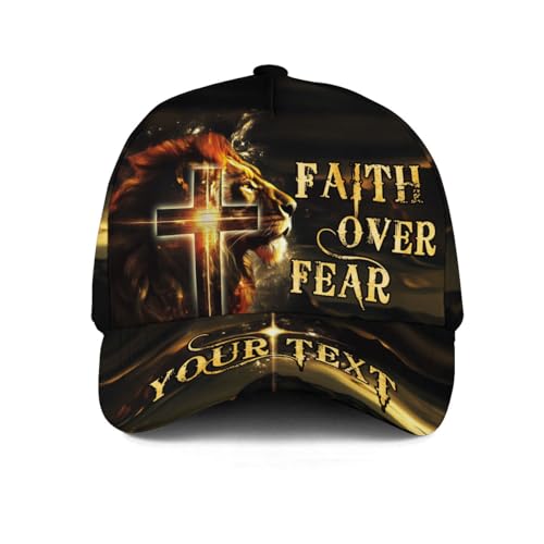 Gorra personalizada Faith Over Fear para hombre y mujer