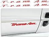 Trans Am Badge Overlay Decal - 93-02 Pontiac Firebird Trans Am - (Color: Reflective Red)