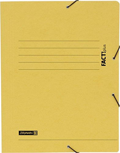 Brunnen Sammelmappe, hochwertiges Pressspan, 246 x 321 mm, gelb