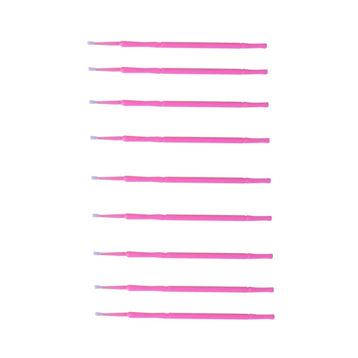 Healeved Micro Applicator Brush Eyelash Swabs 100pcs Disposable Eyelash Applicator Nail Art Salon Home