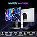 KTC 27 Inch 4K MiniLED Gaming Monitor, UHD 3840x2160 Dual Mode (4K 160Hz/FHD 320Hz), HDR 1400, Fast IPS, Type-C 65W, KVM, VESA, Tilt & Swivel & Height Adjustable, White, M27P6