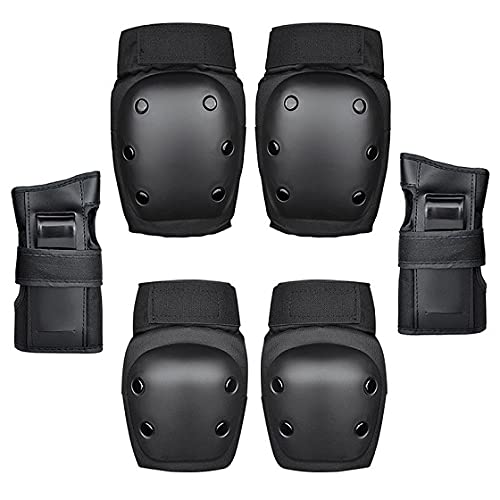 Kit Protecciones para niño y niña para Cualquier Deporte como monopatin, Skate, Patinete, Bicicleta, Patines, Snowboard, Skateboard. Set Rodilleras, Coderas y muñequeras