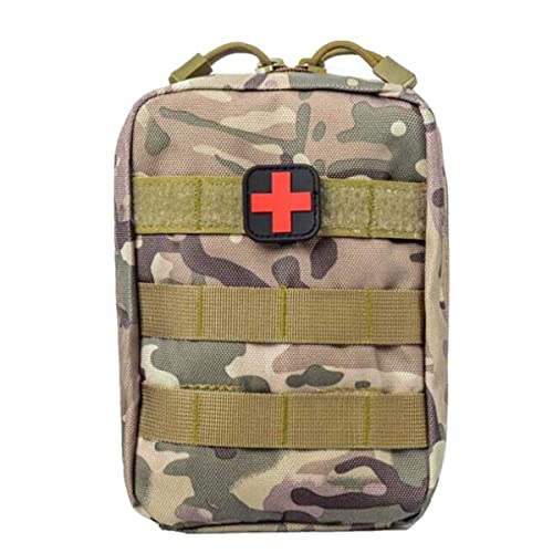 ETOPARS Pochette de Premiers Soins médicaux EMT IFAK pour Les randonneurs, Les campeurs et Les Amateurs de Plein air d'équipements Tactiques compatibles Molle