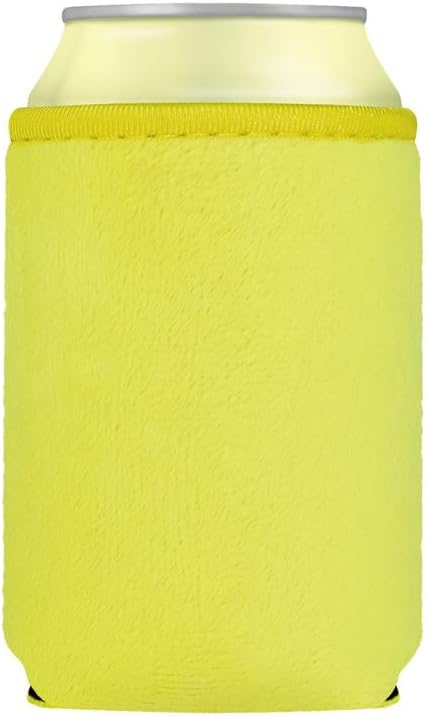 Blank Velvet Neoprene Insulated Can cooler for Beverage (Red)