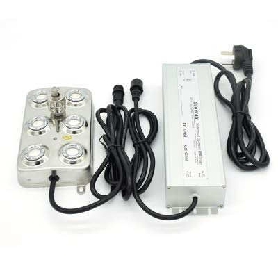 KY Ultrasonic Mist Maker fogger 6 Head ultrasonic Mist humidifier Atomizer with Waterproof Power Supply Transformer for Water Fountain Pond Rockery Fishtank Vase Birdbath