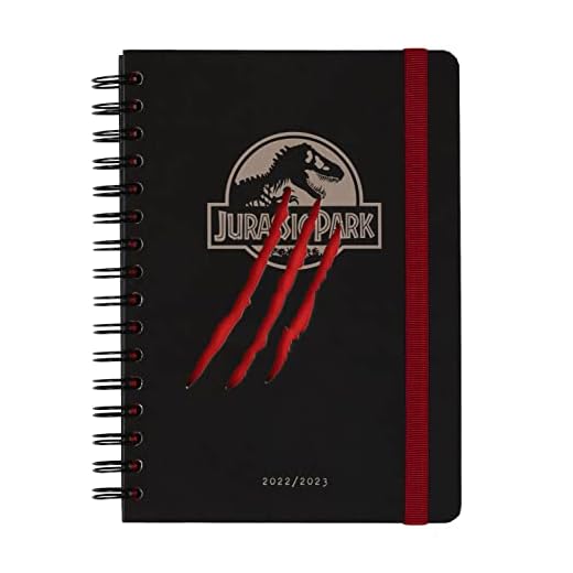 Grupo Erik Agenda 2022 2023 semana vista Jurassic Park - Agenda A5 - Agenda escolar 2022 2023 desde agosto 2022 a julio 2023 / Agenda semana vista - Agenda Vuelta al cole - Licencia oficial