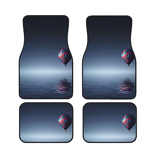 Tapis de sol de voiture imprimé montgolfière pour voyager en famille