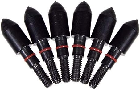 Allen Stay-Tight Archery Bullet Points for Target Practice (Pack of 6) , Black, 9/32", 125 gra"