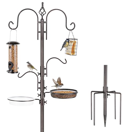 ERYTLLY Bird Feeding Station Kit Bird Feeder Pole Wild Bird