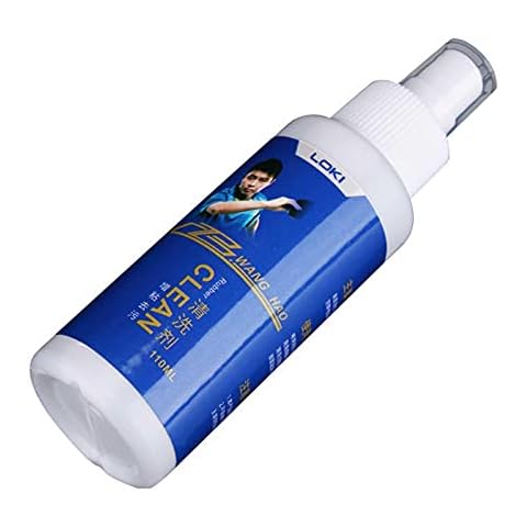 AABEY 110ml Professional Foam Type Rubber Cleaner - Cleaning Rubbers On Your Table Tennis/Ping Pong Paddle,Ping Pong Bat & Blade Equipment Care Accessories, Standard Cover