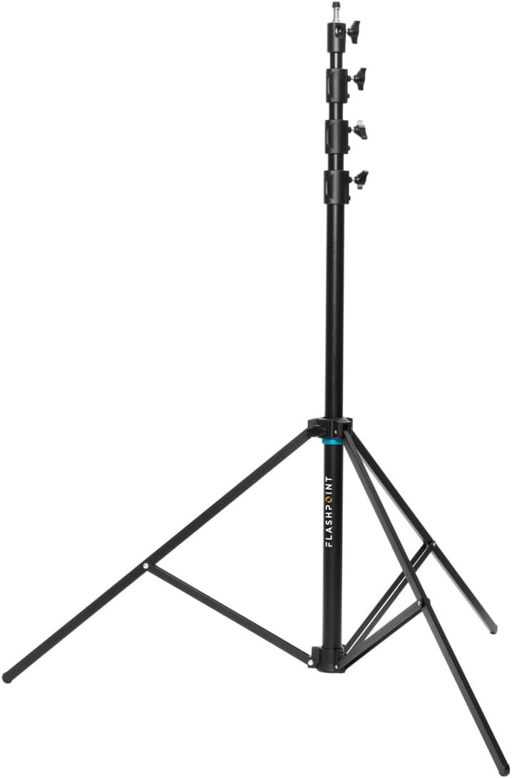 Flashpoint XPLOR 400 Pro Compact TTL R2 Monolight Bundle with Glow 36" EZ Lock Octa Quick XL Softbox and 13' Auto Stand