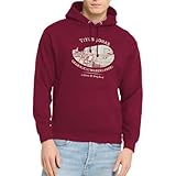 Spreadshirt Die DREI Fragezeichen Titus Jonas Gebrauchtwarenhandel Unisex Hoodie, S, Bordeaux