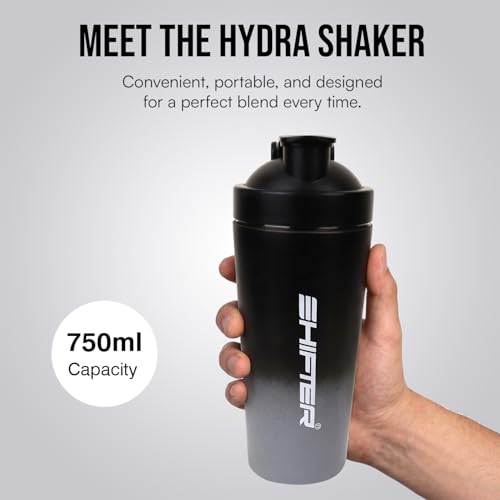 Image of Shifter Stainless Steel Gym Shaker Bottle 750ml | Protein Shaker with Mixer Ball | Leakproof Metal Blender Bottle| Gym, Fitness, Workout, Sports Water Bottle for Men & Women (GREY MULTICOLOR)