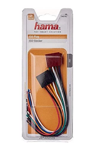 Hama Adattatore auto universale spina ISO, 0,2 m