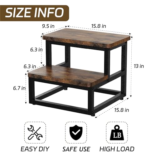 image for SZLHANJZ Step Stool, Multi Purpose Step Stools for Kids Adults, Round 