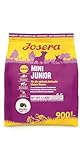 JOSERA MiniJunior (5 x 900 g) | Mini Junior | Premium Trockenfutter für wachsende Hunde ab der 6. Woche | Ente & Lachs | Welpenfutter zur optimalen Entwicklung | weizenfrei | Hundefutter | 5er Pack