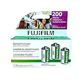 Fuji 200 Color Negative Film (35mm Roll Film, 36 Exposures, 3-Pack) • Raw135™ Microfiber Towel • Free Digital Scans for Developed Negatives