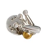 Kegel mit Kugel Anstecker Pin - made in Germany