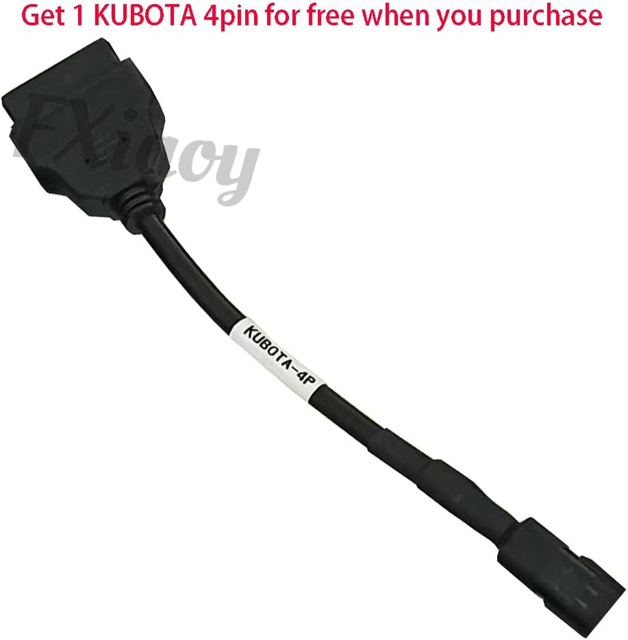 for Denso Interface KUBOTA Takeuchi Hino Original Diagnostic Kit Heavy Duty Engine Diagnostic Tester DST-i with Diagmaster DX Software+KDG EPC (Tools with Laptop(CF53))