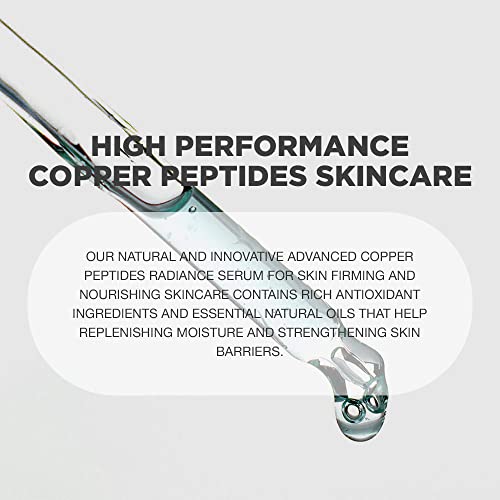 Copper Peptides Serum For Face | Advanced Copper Peptides Serum For Face | Peptides Serum For Face | Copper Peptides Night Serum With High Concentrate Of Copper Peptides And Hyaluronic Acid | Copper Peptides Serum For Face With Natural And Innovative Skin Rejuvenating Complex | Korean Essence Night Serum With Copper Peptides Concentrate | Copper Peptides Serum For All Skin Type | Formulated With Copper Peptides And Other Natural Ingredients | 1.69 Fl Oz 50 Ml #TOP3