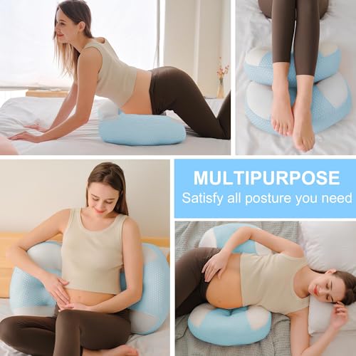 Image of Maternity Pillow for Pregnant Women - Pregnancy Pillow for Comfort & Support, Perfect for Side Sleeping, Back Pain Relief, Soft Maternity Pillows for Women