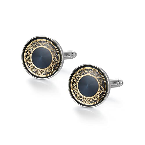 Wynameleri Meilleur homme Souvenir pour mariage Boîte pour Boutons de manchette Hommes Manager, Cadeaux formels en cuivre pour homme Frère Adulte, Boutons de manchette personnalisés élégants pour