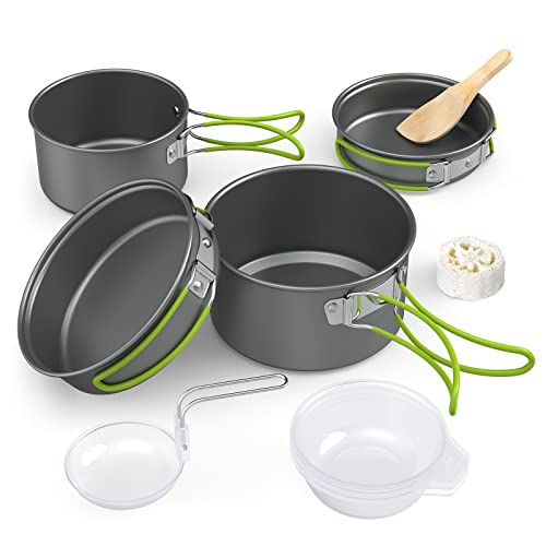 Ustensiles de cuisine de camping compacts pour repas en duo
