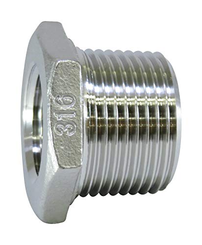 フローバル ステンレス製ねじ込み継手 ブッシング VBU-S14-0806 1"x3/4