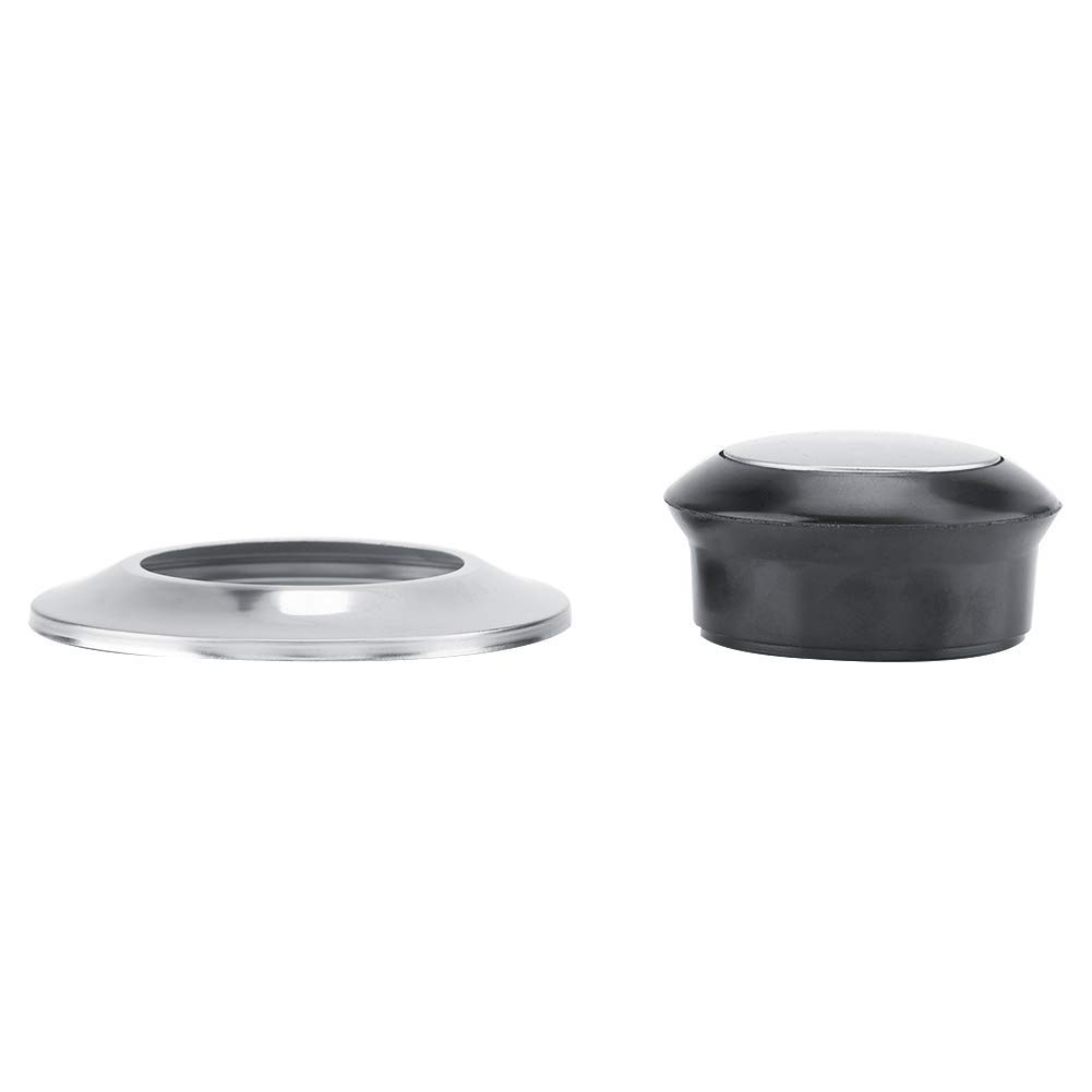 4 Pomelli Di Ricambio Per Coperchi Pentole - Impugnatura In Plastica Nera Diametro 6 Cm - Universali E Resistenti - Facili Da Montare - 2