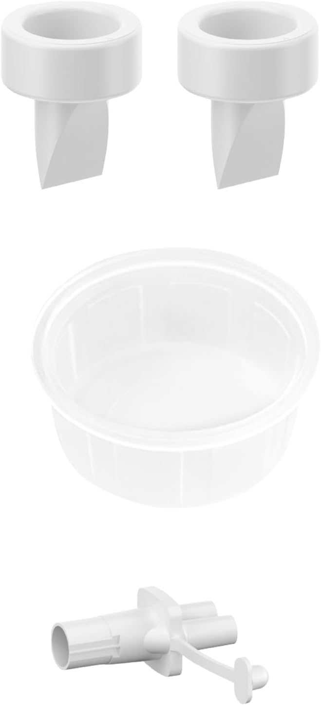 Ardo Single Service Kit - Spare Parts for Ardo Pumpsets. Replacement Lip Valves, Membrane Pot, & Tube Connector. Suitable for Use with Alyssa, Calypso and Carum Electric Breast Pumps.