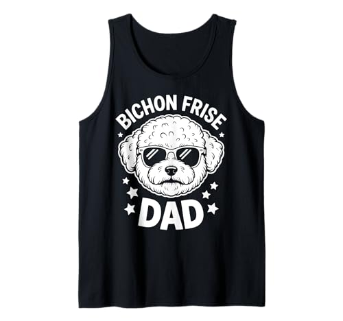 Homme Bichon Frise Dad Funny Bichon Frise Débardeur