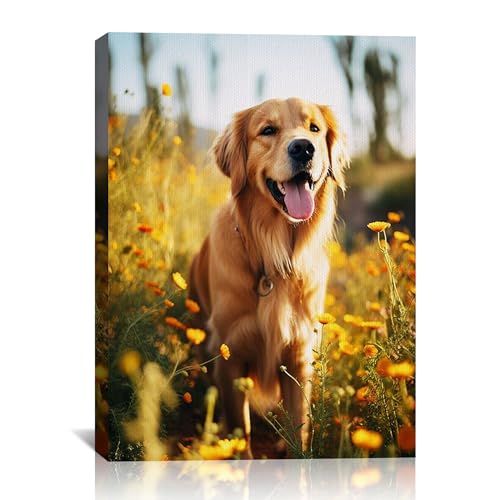 Custom Canvas Prints with Your Photos Customized Canvas Wall Art Personalized Canvas Pictures Gifts for Pet Dog Baby Family Mom Dad Men Women Couple Boyfriend Girlfriend Framed 8x10